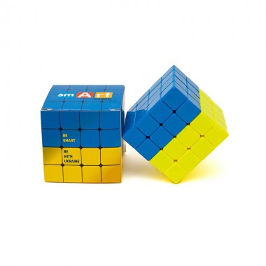 Головоломка Умный кубик 4х4х4 Флаг Украины SCU444 (Bicolor Smart Cube 4x4x4 Ukraine)