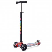 Детский самокат iTrike JR 3-052-1-WP3 Maxi подножка и колеса светятся