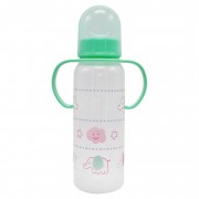 Бутылочка пластиковая с ручками MGZ-0207(Green) 250 мл