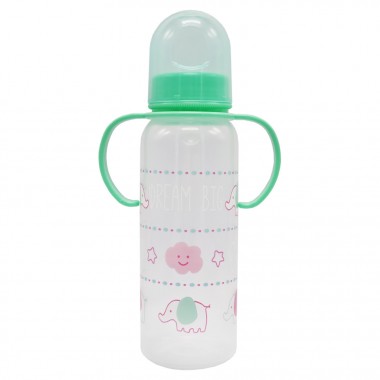 Пляшечка пластикова з ручками MGZ-0207(Green) 250 мл