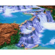 Картина по номерам Brushme Сказочный водопад GX29460