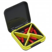 Кейс для капсул Fitseven UZSPACE TP005GY, графітовий з жовтим