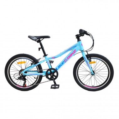 Велосипед подростковый 2-х колёсный 20 A212005 (RL7T) LIKE2BIKE Viva, цвет голубой