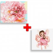 Набор картин по номерам 2 в 1