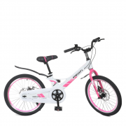 Велосипед детский PROF1 LMG20239 20 дюймов, розовый