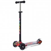 Детский самокат iTrike JR 3-052-1-WP4 Maxi подножка и колеса светятся