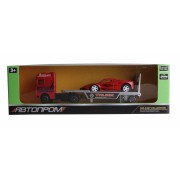 Трейлер + машинка 7413 "АВТОПРОМ" (Red)