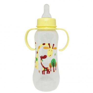Пляшечка пластикова з ручками MGZ-0207(Yellow) 250 мл