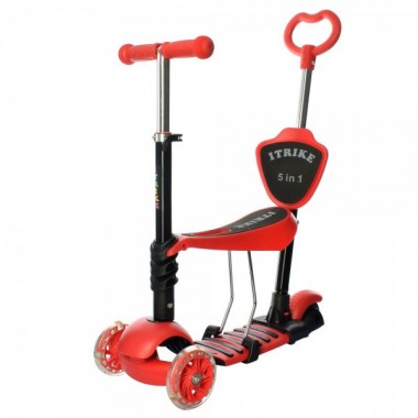 Самокат iTrike Красный JR 3-026-K(Red)