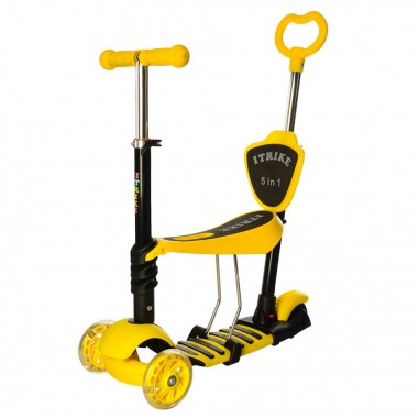 Самокат iTrike Желтый JR 3-026-K(Yellow)