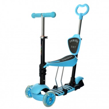 Самокат iTrike Синий JR 3-026-K(Blue)