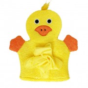 Мочалка-перчатка для купания малышей MGZ-0911(Yellow) Утенок