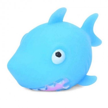 Детская игрушка-антистресс Акула MS 4043(Blue) с мукой, 10 см