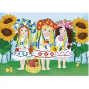 Роспись по холсту Идейка Украиночки 25*35см 7152/3