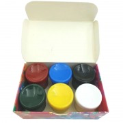 Краски гуашевые Genius 301109001-UA 6 цветов по 20 мл