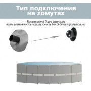 Басейн каркас 26702 305х76см, 4485л