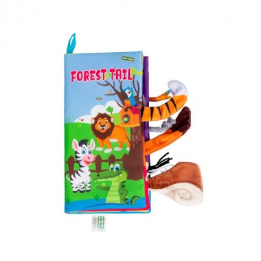 Детская книжечка шуршалочка "Дикие животные" 8725_дикі_тварини Детская книжечка шуршалочка "Дикие животные" 8725_дикі_тварини