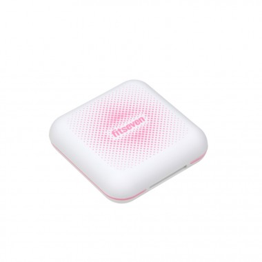 Кейс для капсул Fitseven UZSPACE TP005WP, белый с ромбами