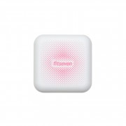 Кейс для капсул Fitseven UZSPACE TP005WP, білий з ромбами