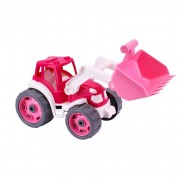 Детская игрушка Трактор 8195TXK с ковшом, розовый