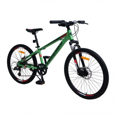 Велосипед подростковый 2-х колёсный 24 A212408 (RL7T) LIKE2BIKE Nitro, зелёный матовый