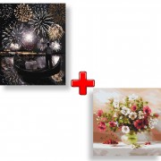 Набір картин за номерами 2 в 1 Ідейка