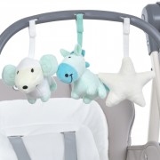 Стільчик-гойдалка для годування SWAN ME 1087-G Latte