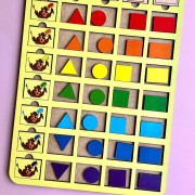 Дерев'яний пазл-вкладиш