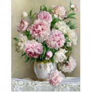 Картина по номерам Идейка Букет Благородные пионы 40*50 см KHO2032