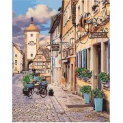 Картина по номерам Идейка Городской пейзаж Сказочная Бавария 40*50см KHO3540