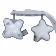 Укачивающий центр-шезлонг 8303 таймер, москитная сетка, музыка