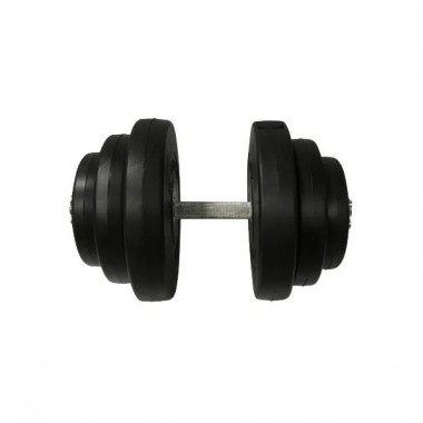 Гантель наборная композитная в пластиковой оболочке Rock Pro-R 19,5 кг NE-PL-R-019