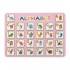Деревянный алфавит-вкладыш английский ALPHABET 3240-03-001 розовый 29х39 см Деревянный алфавит-вкладыш английский ALPHABET 3240-03-001 розовый 29х39 см