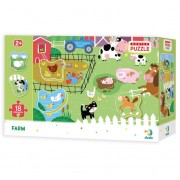 Пазл DoDo Сортер Ферма 300161, 18 деталей