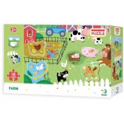 Пазл DoDo Сортер Ферма 300161, 18 деталей