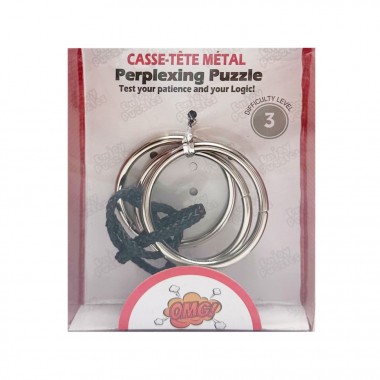 Металлическая головоломка Perplexing puzzle 5562D-11, 3 сложность