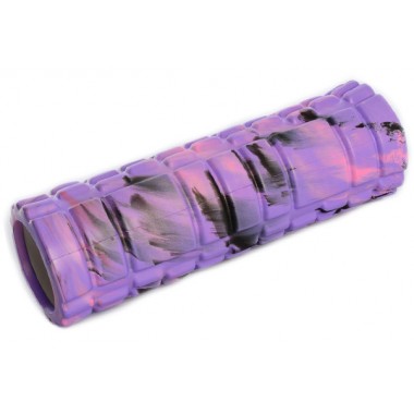 Масажер рулон для йоги MS 2126 матеріал EVA  Фіолетовий