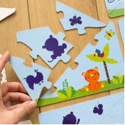 Дитячі навчальні пазли. Вивчаємо світ звірят 13203006 укр. мовою