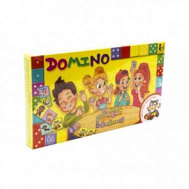 Детская настольная игра Домино: Забавные животные DTG-DMN-04, 28 элементов