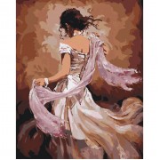 Картина по номерам Идейка Люди Танцовщица фламенко 40*50см KHO2682
