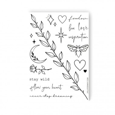 Набір тимчасових татуювань FREEDOM LOVE LB-100 Набір тимчасових татуювань FREEDOM LOVE LB-100