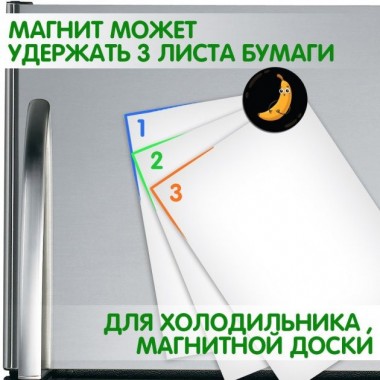 Набор магнитов Magdum Веселые фрукты и овощи" ML4031-52 EN
