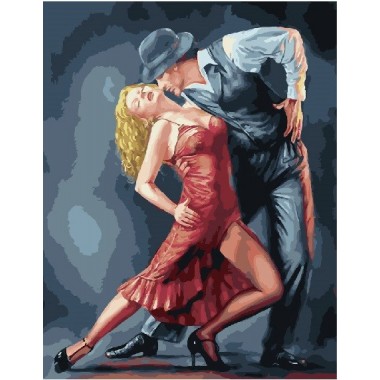 Картина по номерам Brushme Полуночное танго GX26485