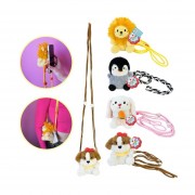 Мягкая игрушка-держатель для телефона PLC25005(Orange) 9х8х11 см