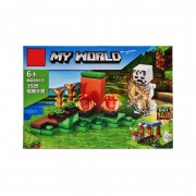 Конструктор детский Minecraft MG691 с фигуркой героя