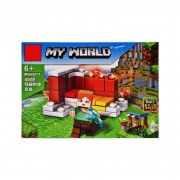 Конструктор дитячий Minecraft MG691 із фігуркою героя Вид 7