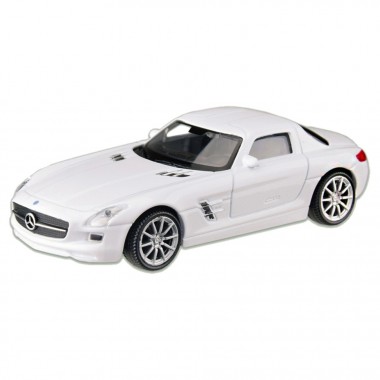 Машина металева MERCEDES-BENZ SLS AMG "WELLY" 44033CW масштаб 1:43