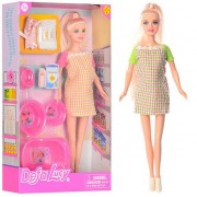 Лялька типу Барбі вагітна DEFA 8350 з пупсом