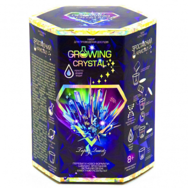 Игровой набор для выращивания кристаллов GRK-01 GROWING CRYSTAL (Топаз)