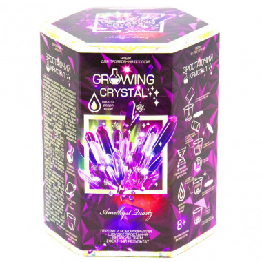 Ігровий набір для вирощування кристалів GRK-01 GROWING CRYSTAL Аметист Ігровий набір для вирощування кристалів GRK-01 GROWING CRYSTAL Аметист